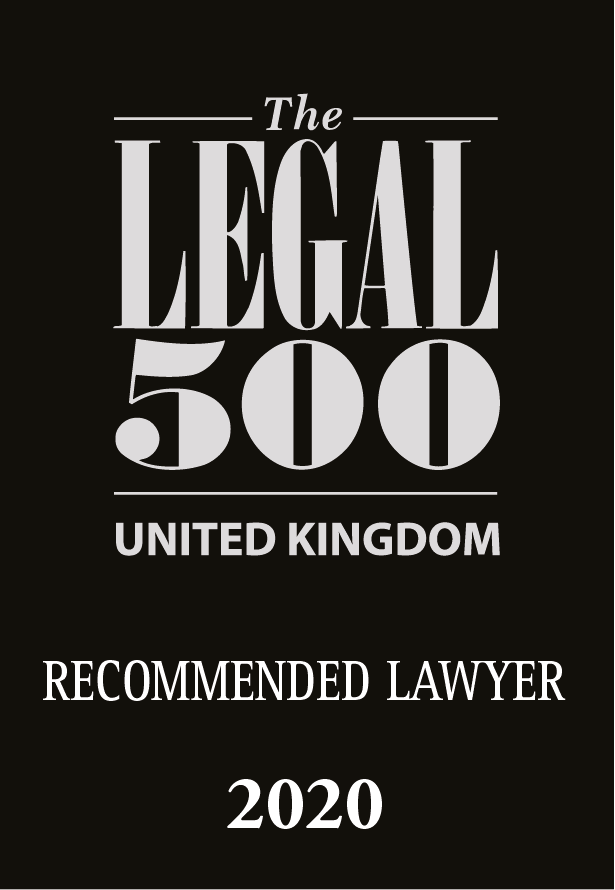 Logo - Legal 500 - Recommended lawyer 2020