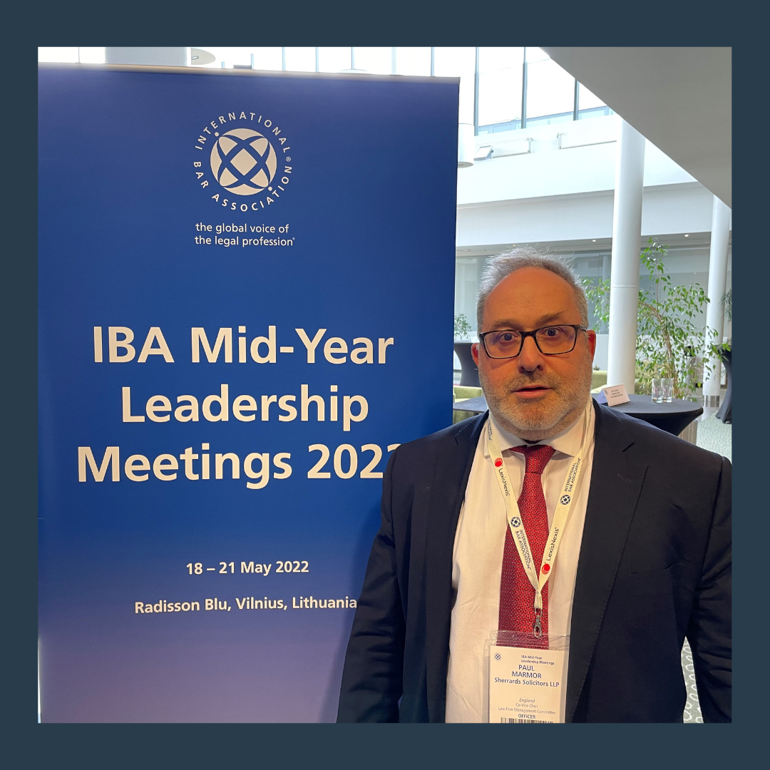 Paul Marmor at the IBA Leadership meetings