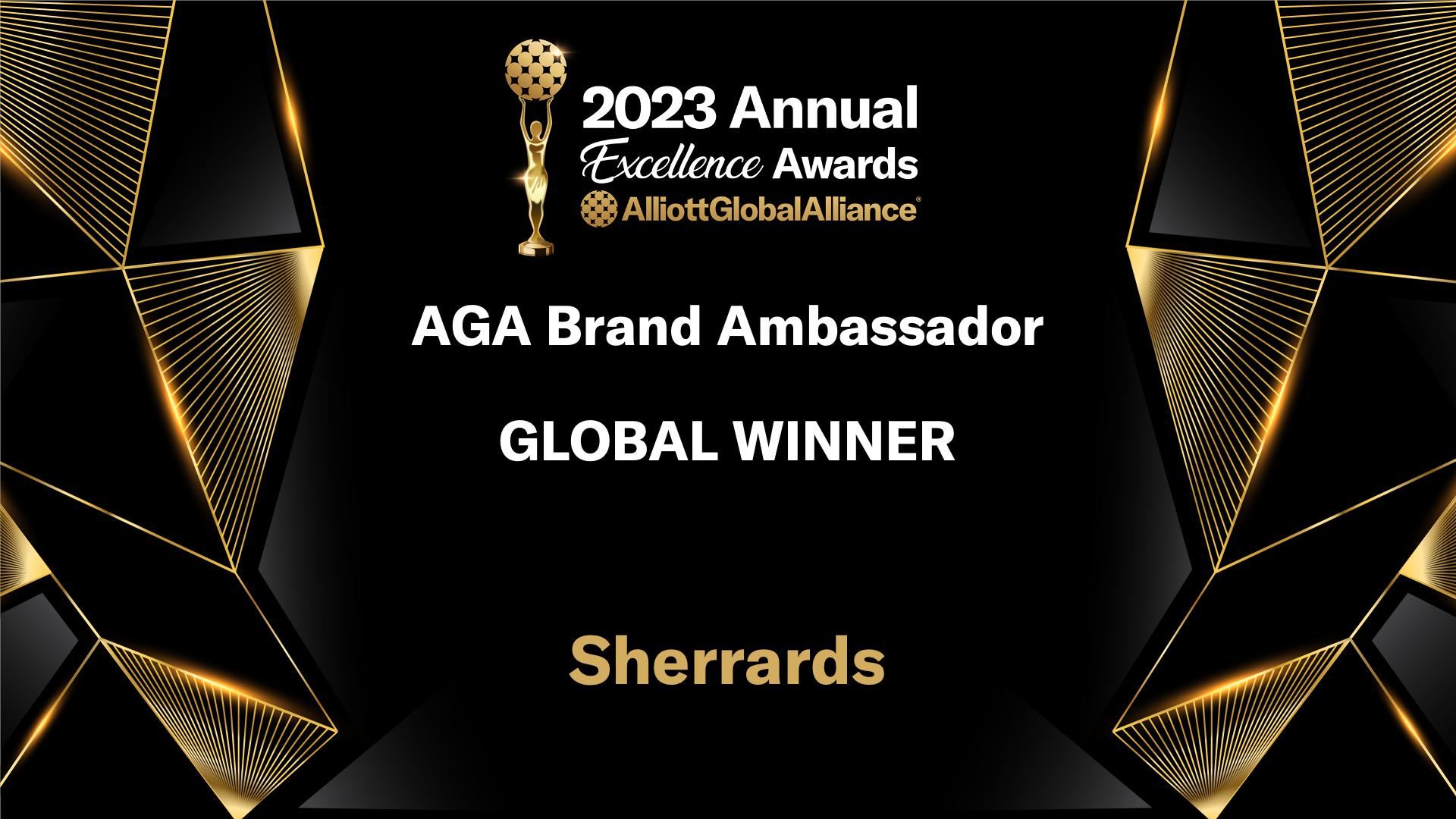 AEA AGA Brand Ambassador Global Winner