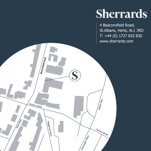 Map - Sherrards St Albans Map