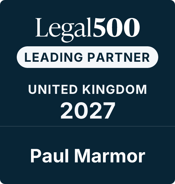 Logo - Leading Partner - Paul Marmor - Legal 500 2027